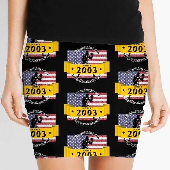 21st birthday Alive and kickin since 10/2003 Women's Mini Skirts