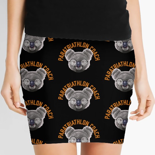 Koalified Paratriathlon Coach Triathlete Funny Women's Mini Skirts