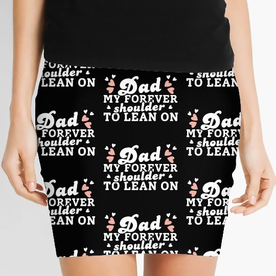 Father's Day Gift Best Dad Ever Women's Mini Skirts