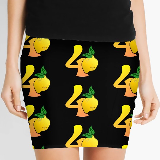 40th Birthday Lemon Women's Mini Skirts