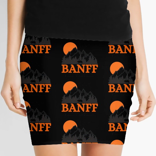 Banff National Park Women's Mini Skirts