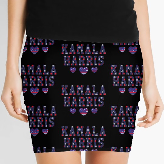 Kamala Harris 2024 for President Vote Tim Walz Women's Mini Skirts