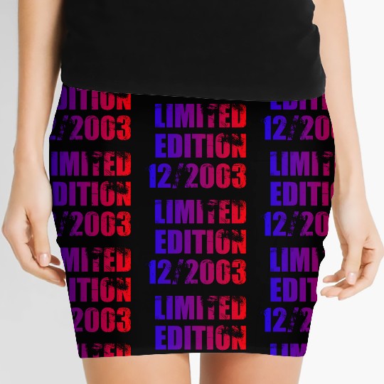 21st birthday Limited Edition 12/2003 Women's Mini Skirts