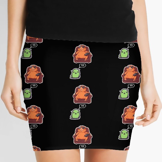 Funny Graphic Women's Mini Skirts Capybara Selfie With Ufos Weird
