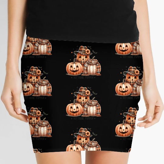 Hey There Pumpkin Women's Mini Skirts