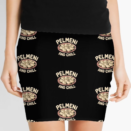 Pelmeni Dumpling Russian Comfort Food Women's Mini Skirts