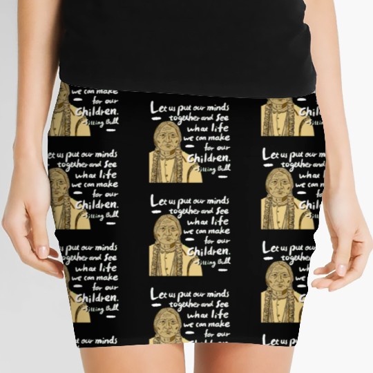 Indigenous People Logos Women's Mini Skirts