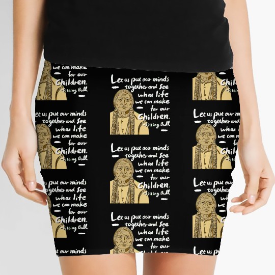 Indigenous People Logos Women's Mini Skirts