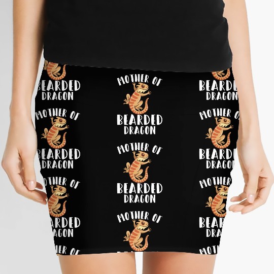 Mother Of Bearded Dragon Lizard Lover Mom Women Women's Mini Skirts