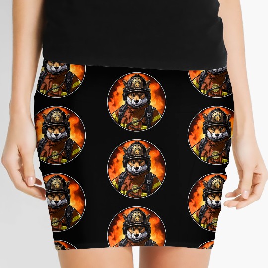 Fox Firefighter Women's Mini Skirts