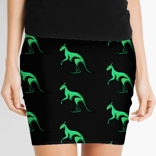 Jump into Style with Our Unique Kangaroo T Women's Mini Skirts