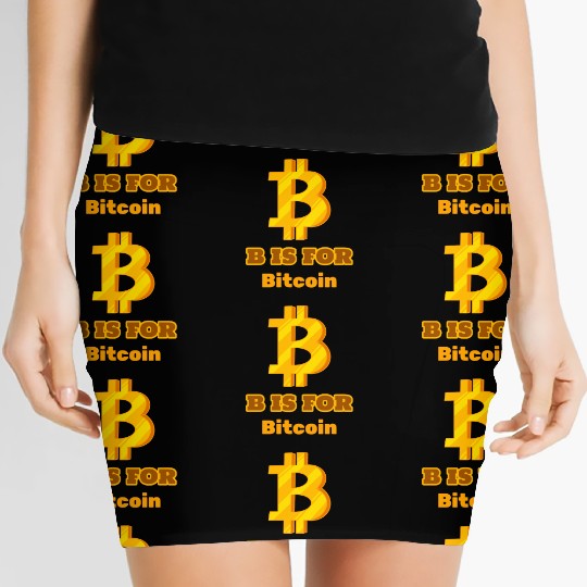 B is for Bitcoin, Hodl Merch Women's Mini Skirts