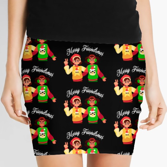Friends Christmas Women's Mini Skirts