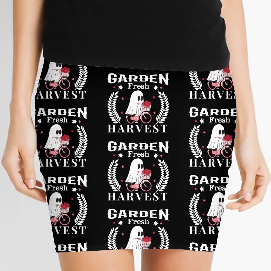 Garden Fresh Harvest, Flowers Harvest Design Women's Mini Skirts