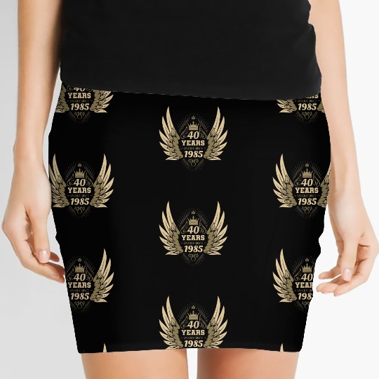 Unique since 1985 40th Birthday Women's Mini Skirts