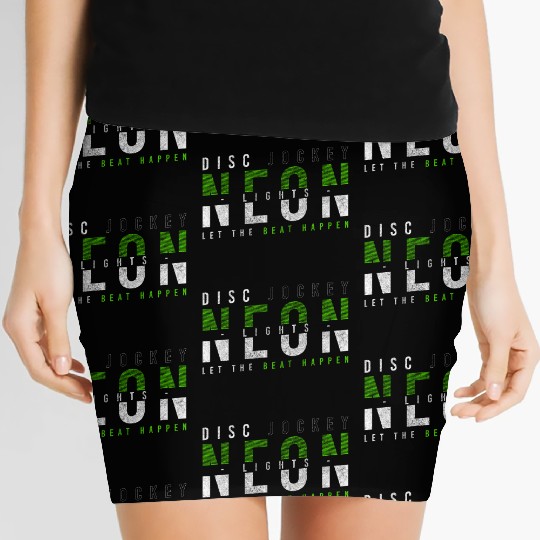 Party Record Crowd Bass Women's Mini Skirts
