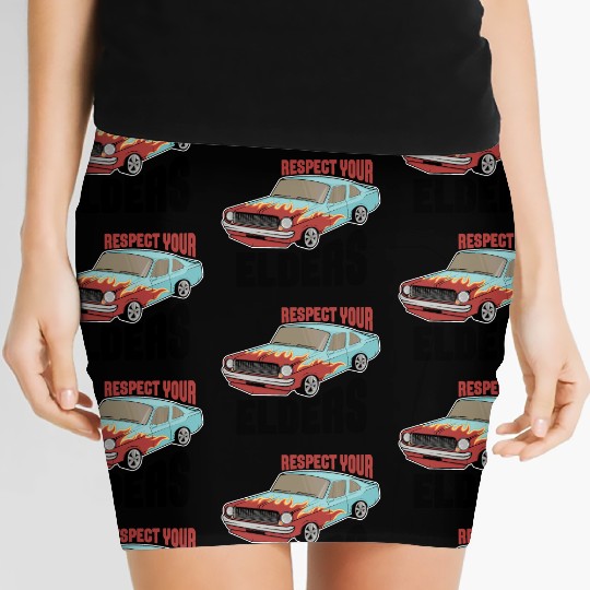 Funny Car Guy 1 Women's Mini Skirts
