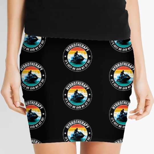 Jet Ski Hydrotherapy Ocean Adventure Watersports Women's Mini Skirts