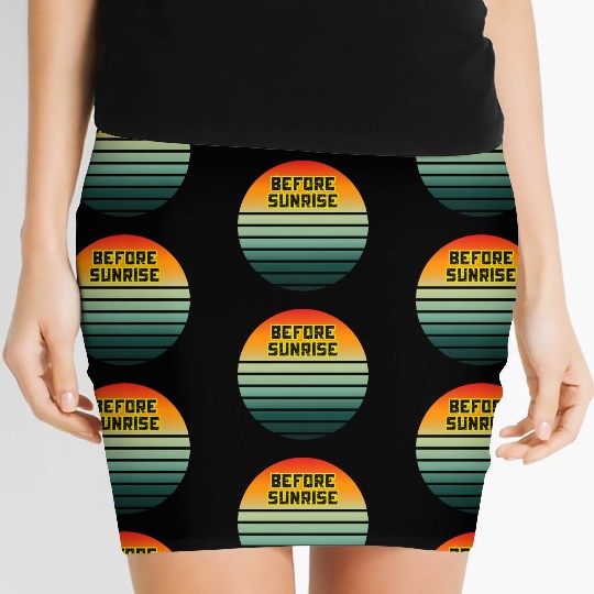 Before Sunrise Scenic Art Design Women's Mini Skirts