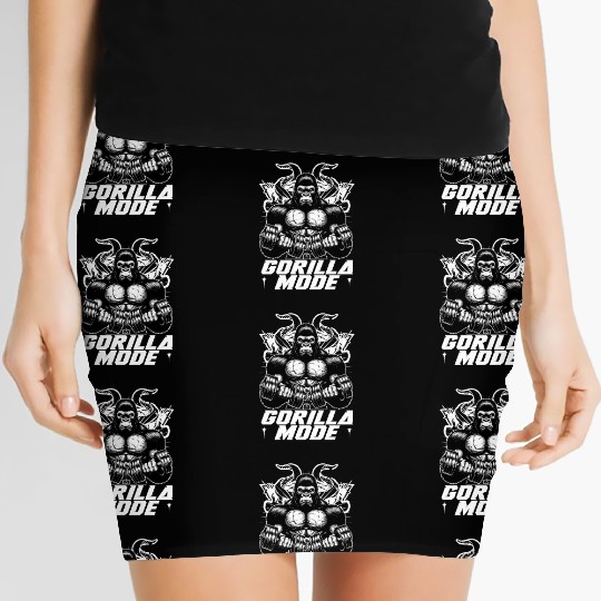 Gorilla Mode Workout Gym Women's Mini Skirts