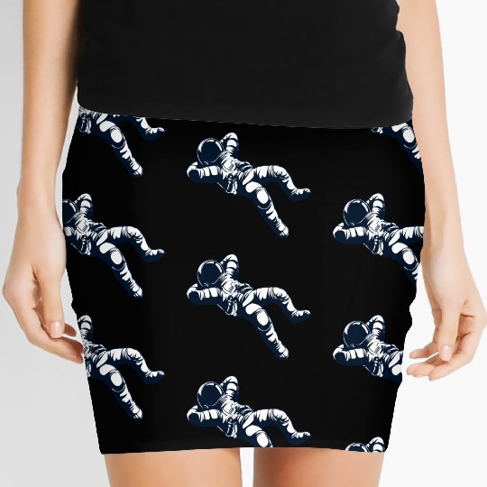 Relax Among the Stars: Astronaut Women's Mini Skirts