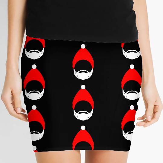 santa claus icon Women's Mini Skirts