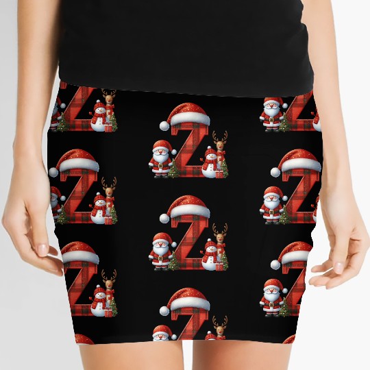 Merry Christmas, Christmas Retro Women's Mini Skirts