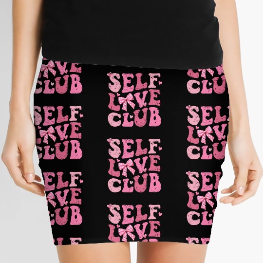 Self Love Club, Valentine Retro Women's Mini Skirts
