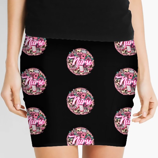 Valentines Day, Valentine Retro Women's Mini Skirts