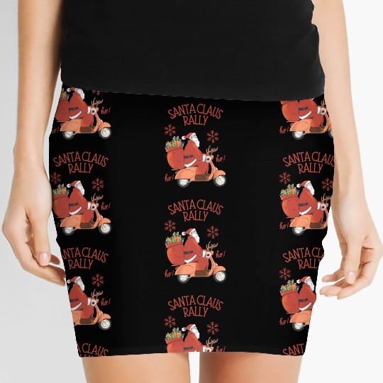 Santa Claus Rally Women's Mini Skirts