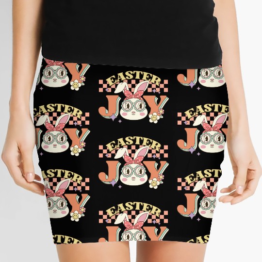 Happy Easter Day, Cute Easter Women's Mini Skirts