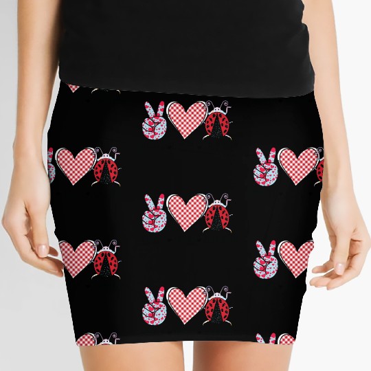 Valentines Day, Valentine Retro Women's Mini Skirts