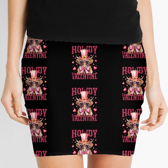 Howdy Valentine Women's Mini Skirts