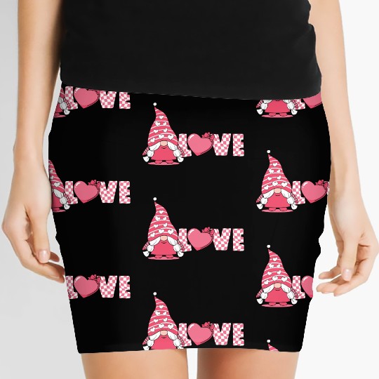 Valentine Day, Valentine Retro Women's Mini Skirts