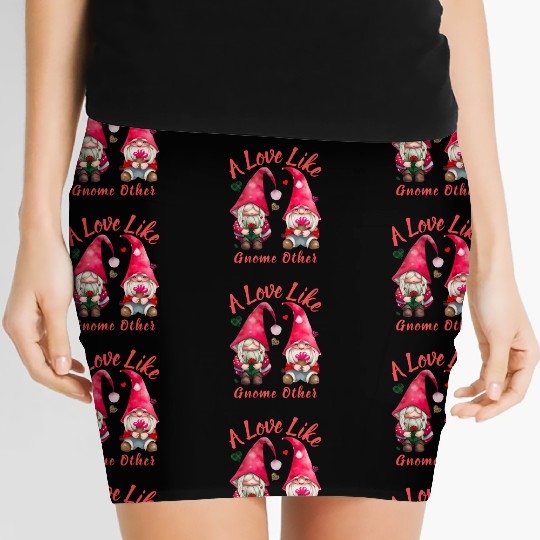 Gnome Valentine Basilio Women's Mini Skirts