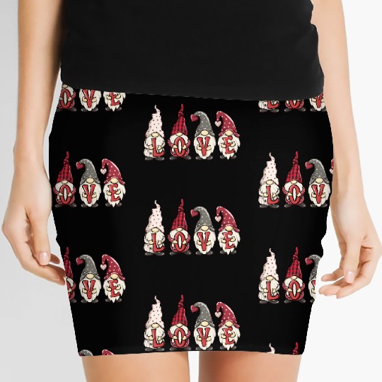 Valentines Day, Valentine Retro Women's Mini Skirts