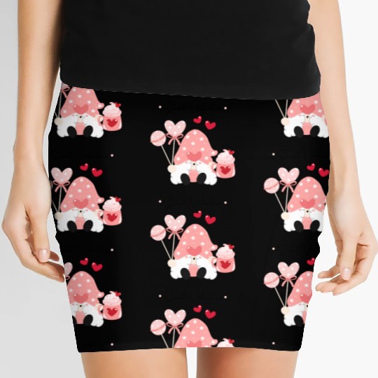 Valentines Day, Valentine Retro Women's Mini Skirts