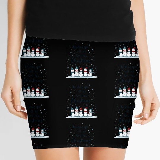Wishing you all the best this christmas Women's Mini Skirts