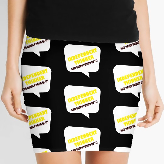Independent Thinker Women's Mini Skirts