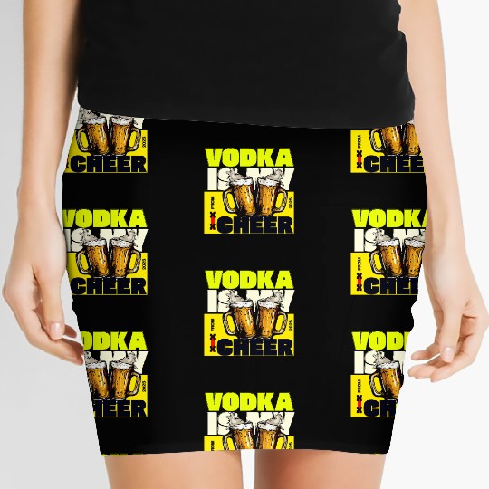 v is for vodka valentines CHEERS XX Women's Mini Skirts
