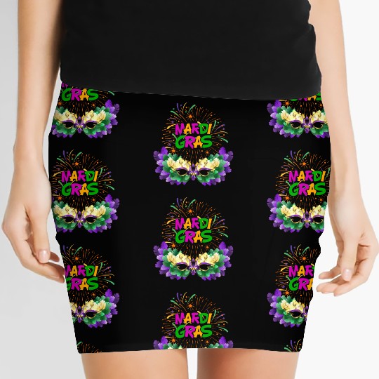Mardi Gras New Orlean Carnival Women's Mini Skirts