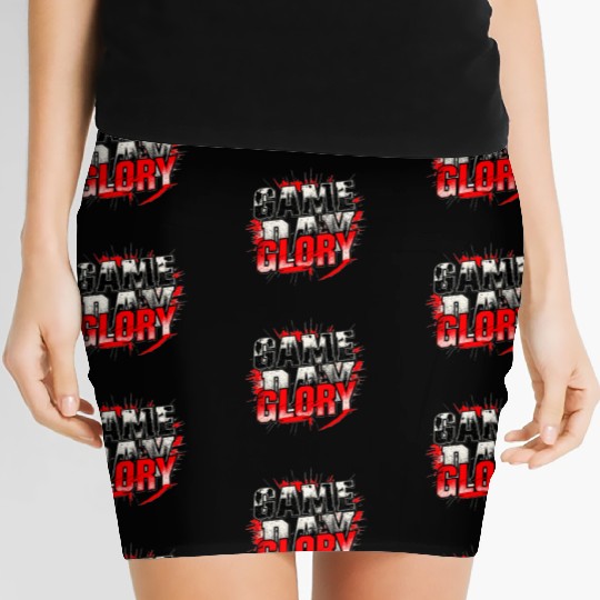 Game Day Glory Intense Bold Sports Design Women's Mini Skirts