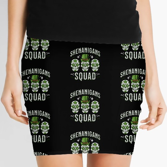 Shenanigans Squad – St. Patrick’s Day Women's Mini Skirts
