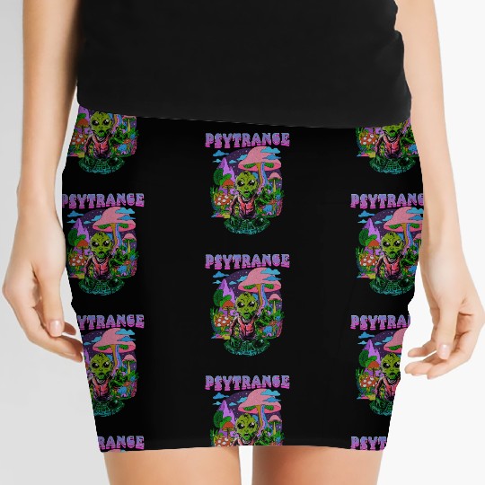 Techno House Party Edm Festival Goa Rave Psytrance Women's Mini Skirts