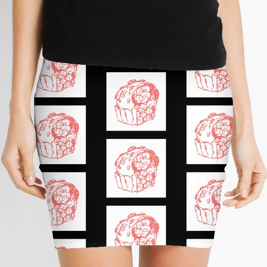 Sketching Sweetness Women's Mini Skirts