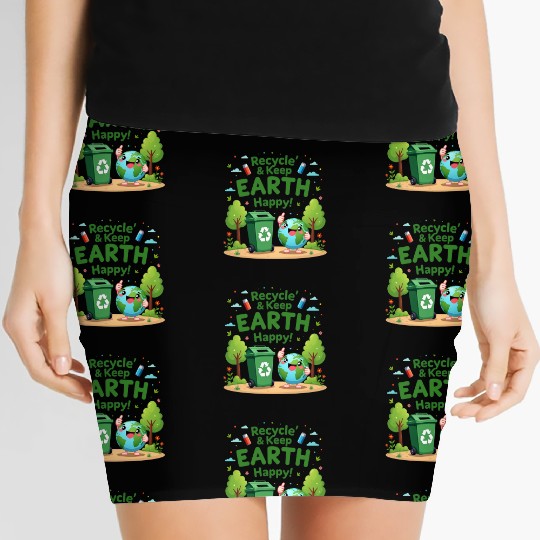 ecycle & Keep Earth Happy Women's Mini Skirts