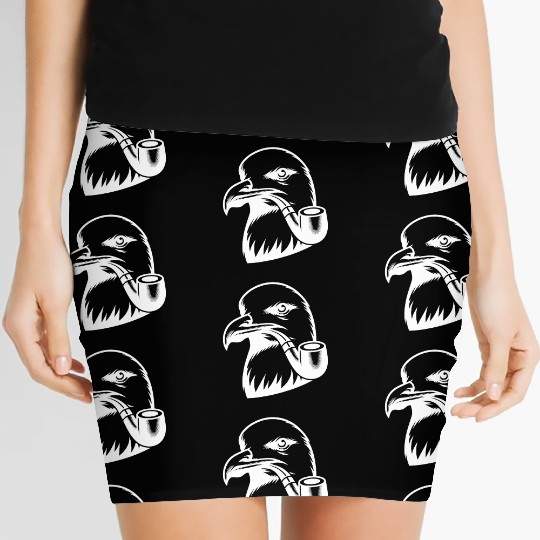 Seagull With Nordic Nautical Charisma Women's Mini Skirts