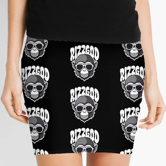 Rizz God – Ultimate Ape Charm Women's Mini Skirts