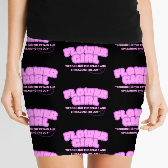 flower girl wedding Women's Mini Skirts