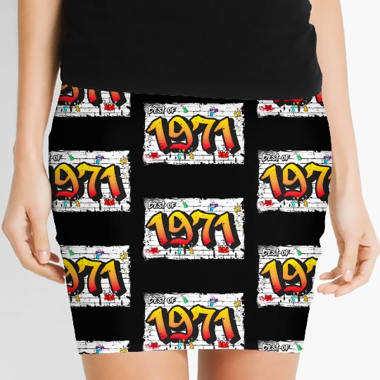 Urban Icon 1971 Graffiti – 54 Years of Timeless Women's Mini Skirts